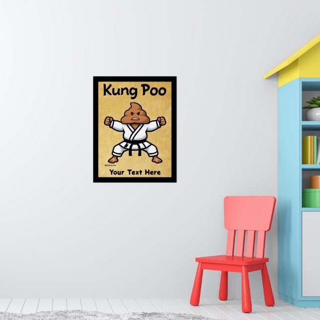 Cute Kung Poo Karate Poster (Nursery 1)