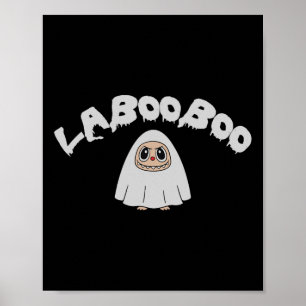 Cute Laboo Boo Ghost Halloween For Adults And Kids Poster