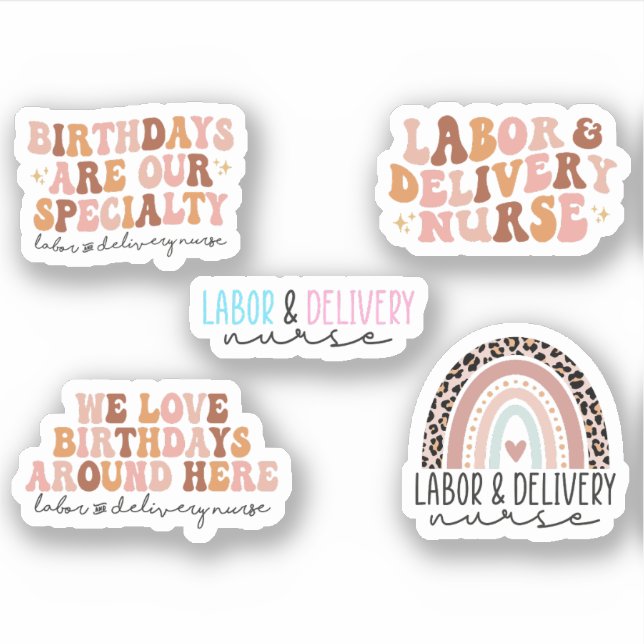 Cute Labour and Delivery Nurse Pack (Front)