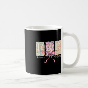 Cute Labour And Delivery Nurse Spring Coquette Bow Coffee Mug