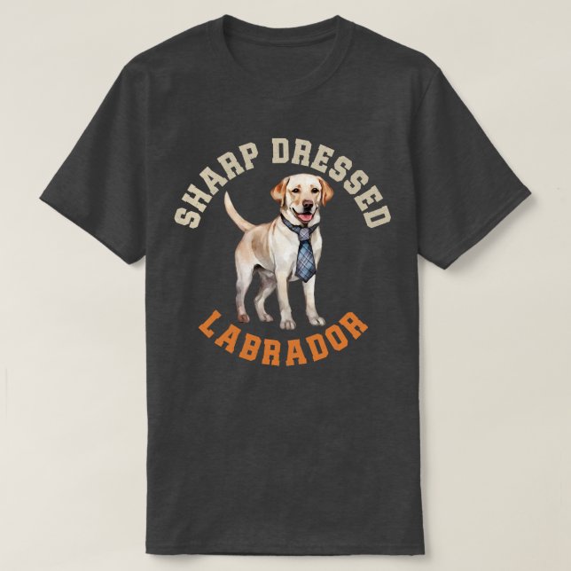 Cute Labrador Dog 1 T-Shirt (Design Front)