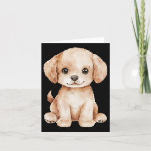 Cute Labrador Puppies Dad Mum Retriever Dog Lover Card