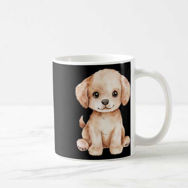 Cute Labrador Puppies Dad Mum Retriever Dog Lover  Coffee Mug (Right)
