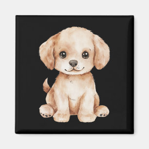 Cute Labrador Puppies Dad Mum Retriever Dog Lover Magnet