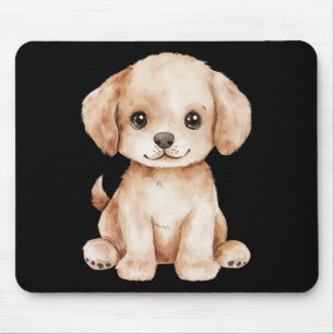 Cute Labrador Puppies Dad Mum Retriever Dog Lover Mouse Pad