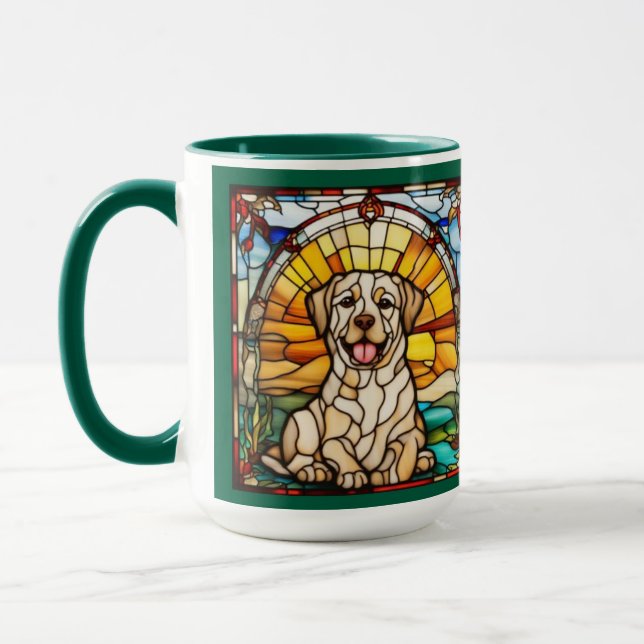 Cute Labrador Retriever Coffee Mug (Left)