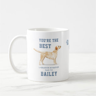 Cute Labrador Retriever Dog Dad Photo Coffee Mug