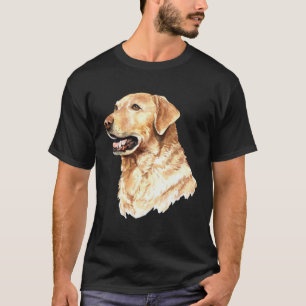 Cute Labrador Retriever Dog Portrait Lab Owner Mo T-Shirt