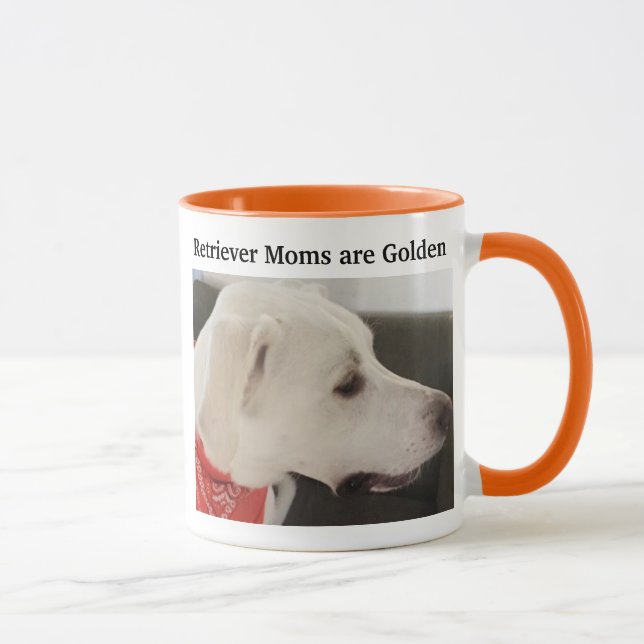 Cute Labrador Retriever Mix Dog Mother's Day Mug (Right)