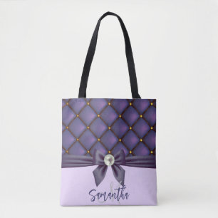 Cute Lace and Pearl Tote Bag