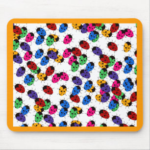 Cute Lady Bug Design Mouse Pad