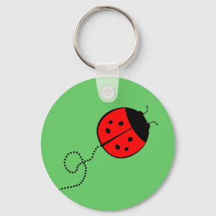 Cute Lady Bug Keychain