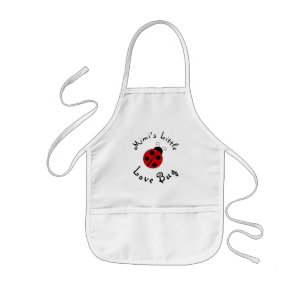 Cute Lady Bug Personalised Mimi's Little Love Bug Kids Apron
