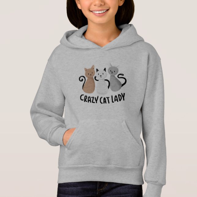 Cute Lady Cats Saying Design (Front)