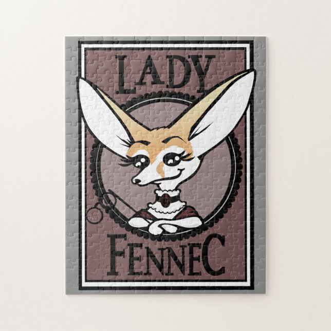 CUTE LADY FENNEC FOX PUZZLE (Vertical)