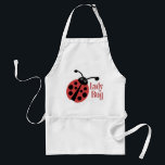 Cute Ladybug Animal Print Standard Apron<br><div class="desc">Who doesn't love a lady bug? This fun design is sure to brighten your day.</div>