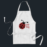 Cute Ladybug Animal Print Standard Apron<br><div class="desc">Who doesn't love a lady bug? This fun design is sure to brighten your day.</div>