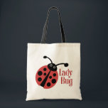Cute Ladybug Animal Print Tote Bag<br><div class="desc">Who doesn't love a lady bug? This fun design is sure to brighten your day.</div>