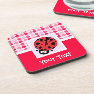 Cute Ladybug Coaster