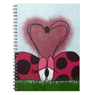Cute Ladybug Couple Notebook