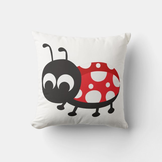 Cute Ladybug Cushion (Front)