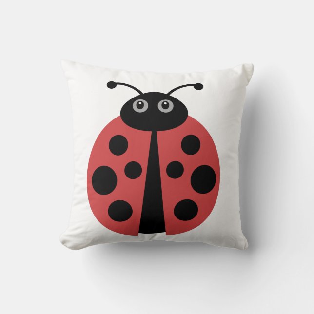 Cute Ladybug Cushion (Front)