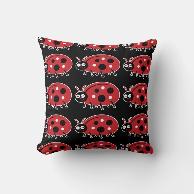 Cute Ladybug Cushion (Front)