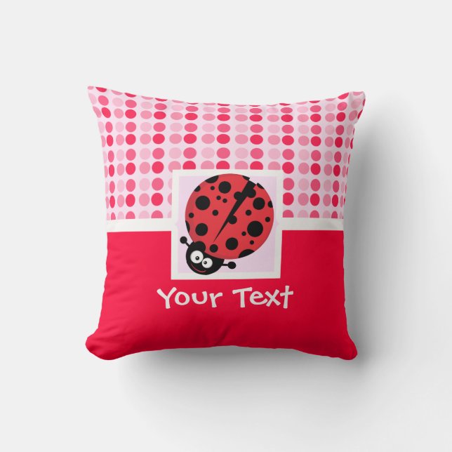 Cute Ladybug Cushion (Front)