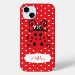 Cute ladybug girls name red iphone 5 case