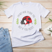Cute Ladybug Graphic Kids T-Shirt
