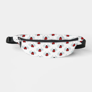 Cute Ladybug Illustration Bum Bags