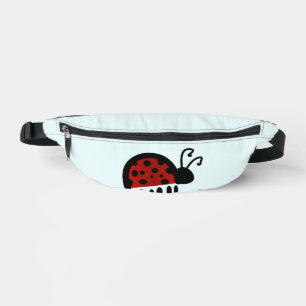 Cute Ladybug Illustration Bum Bags