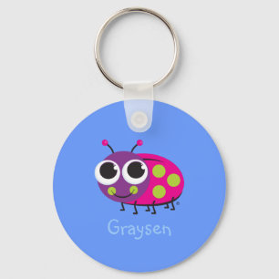 Cute Ladybug Key Ring