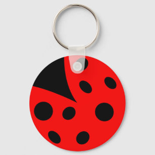 Cute Ladybug Key Ring