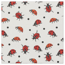 Cute Ladybug Ladybirds Polka Dots Pattern