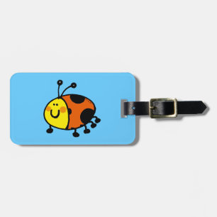 cute ladybug luggage tag
