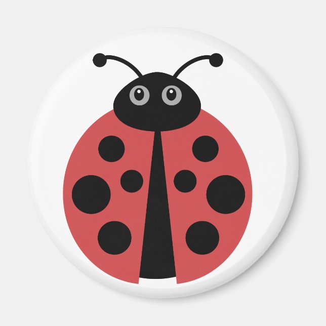 Cute Ladybug Magnet (Front)