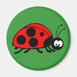 Cute ladybug magnet