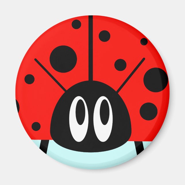 Cute Ladybug Magnet (Front)