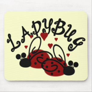 Cute Ladybug Mouse Pad