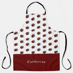 Cute Ladybug Pattern   Apron