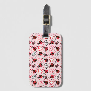 Cute Ladybug Pattern Luggage Tag