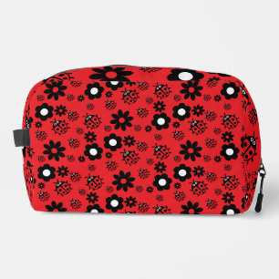 Cute ladybug Patterned Dopp Kit