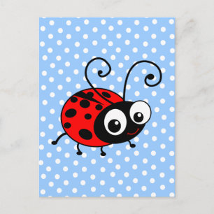Cute Ladybug Postcard