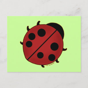 Cute Ladybug Postcard