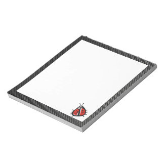 Cute Ladybug; Sleek Notepad