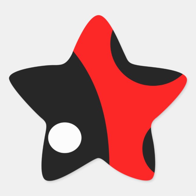 Cute ladybug star sticker (Front)