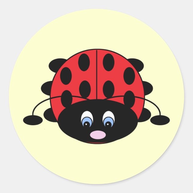 Cute Ladybug Stickers (Front)