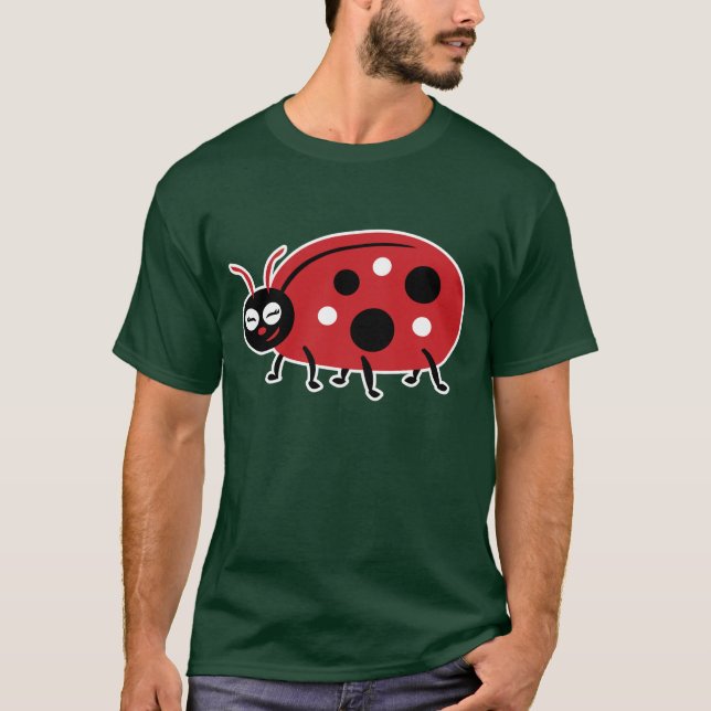 Cute Ladybug T-Shirt (Front)