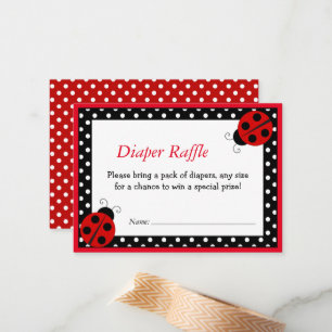 Cute Ladybug Thank You Mini Note Card
